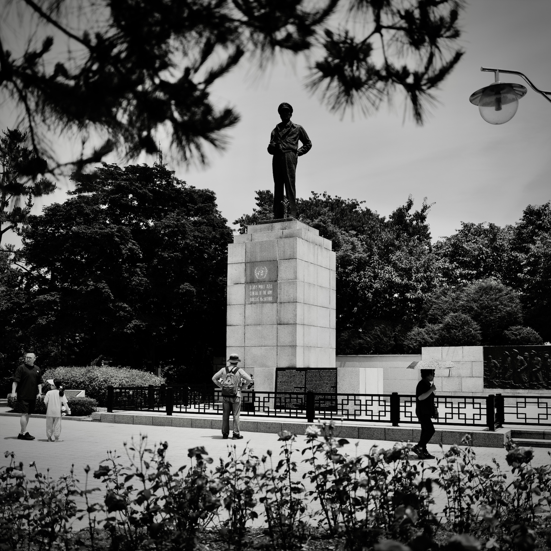 General MacArthur Statue, Freedom Square, Korea - Photo by Eric Sung