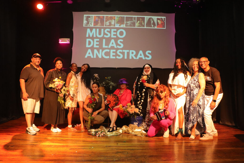 Museo de las Ancestras, a community performance organized by Shey Rivera Ríos in partnership with Sussy Santana and Arte Latino New England (ALNE), June 2025. Photo by Shubappoi.