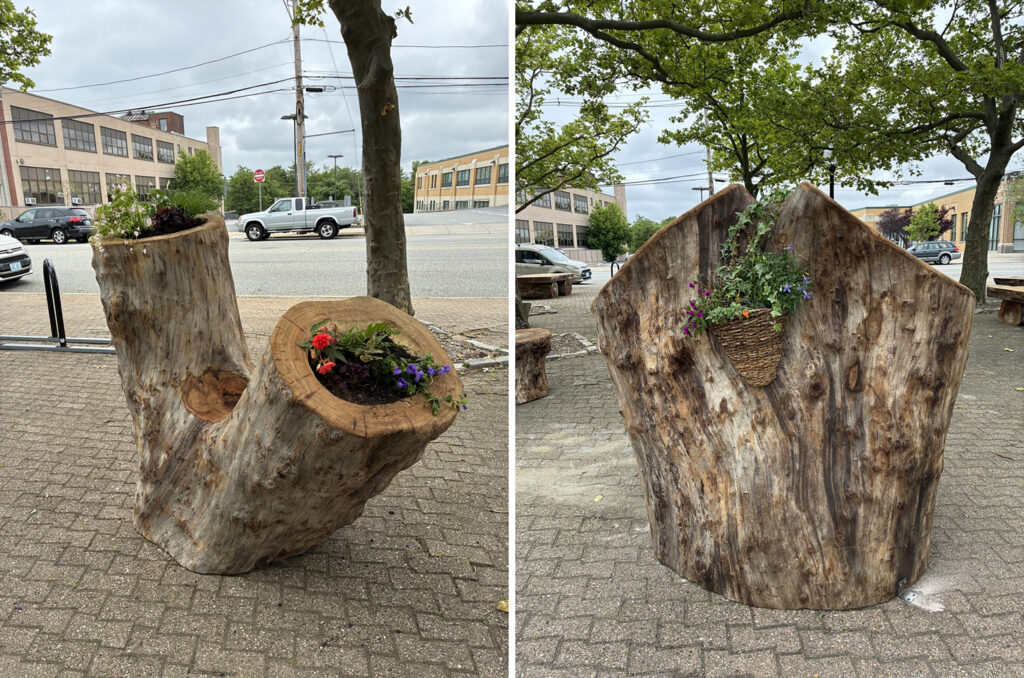 "Pond Lands" installation by Lu Heintz at the Former Columbus Square. Photographs by Rae-Anna Reilly.